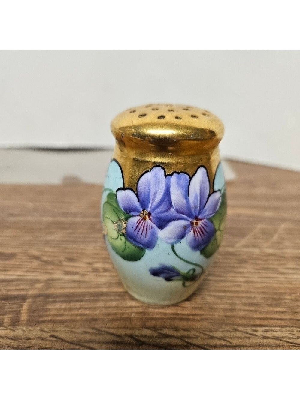 Vintage Antique 1900s DB Signed Handpainted Sugar Shaker